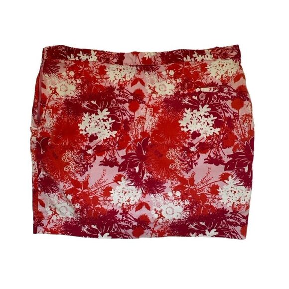 AW Golf by Allyson Whitmore Floral Cotton Skort Golf Athletic SZ 16P - Picture 1 of 13